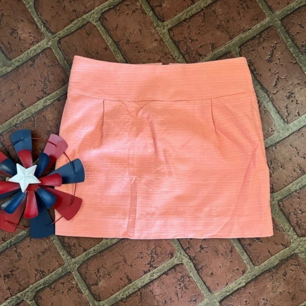 J. Crew Pink Printed Chic A-Line Skirt D2-27